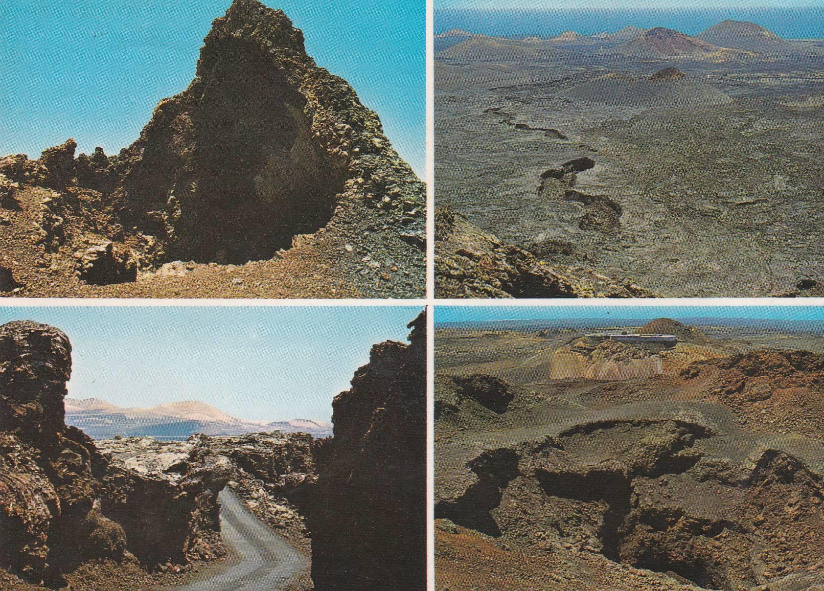 POSTAL B7960: LANZAROTE: MONTAÑAS DE FUEGO