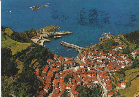 POSTAL B7961: CUDILLERO: VISTA AEREA
