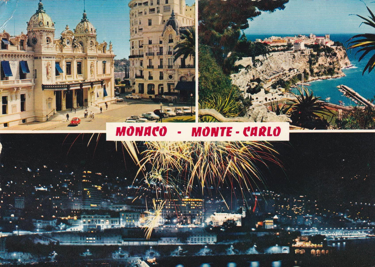 POSTAL B7973: PRINCIPADO DE MONACO: MONTE CARLO. DIVERSOS ASPECTOS