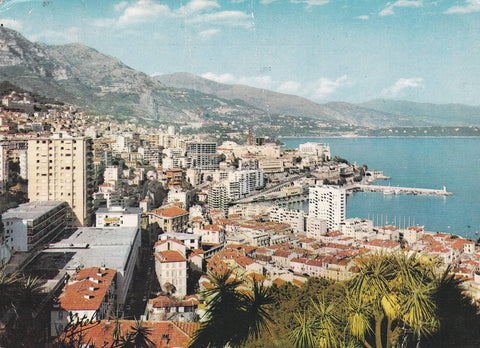 POSTAL B7974: PRINCIPADO DE MONACO: VISTA PARCIAL DEL PUERTO