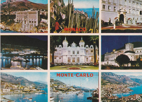 POSTAL B7979: PRINCIPADO DE MONACO: DIVERSOS ASPECTOS