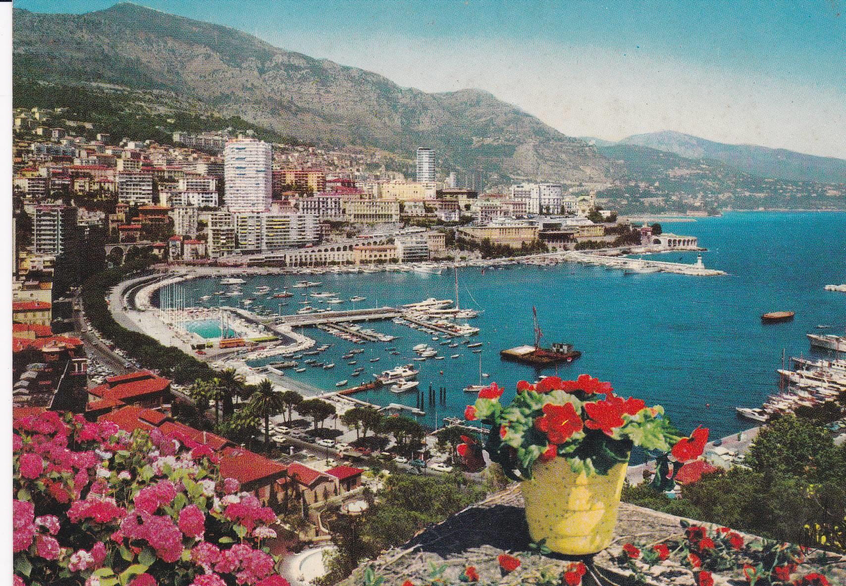 POSTAL B7982: PRINCIPADO DE MONACO: VISTA AEREA DEL PUERTO
