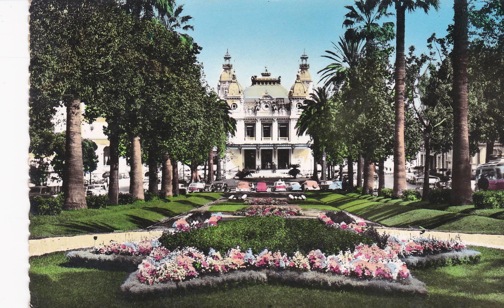 POSTAL B7992: PRINCIPADO DE MONACO: JARDINES DEL CASINO