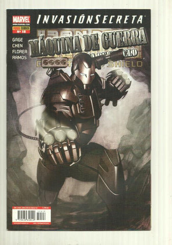 marvel: Iron Man num 18, 2008. Invasion Secreta - Maquina de Guerra: Arma de Shield parte 2
