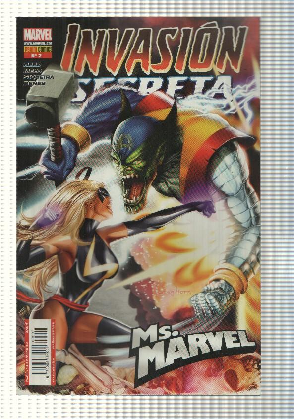 marvel: Invasion Secreta-Ms. Marvel num 02, año 1, 2009 (corresponde a Ms. Marvel vol.2 num 28, 29, 30 de la version original)