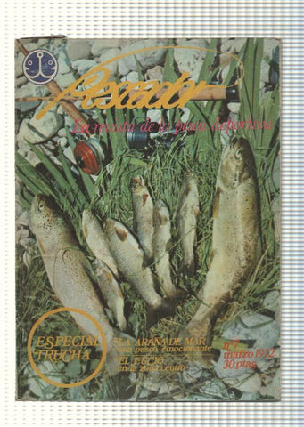 Pescador num 07: La revista de la pesca deportiva. Especial Trucha, La araña de mar una pesca emocionante