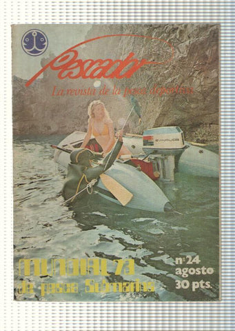 Pescador num 24: La revista de la pesca deportiva. Mundia 73, de pesca submarina