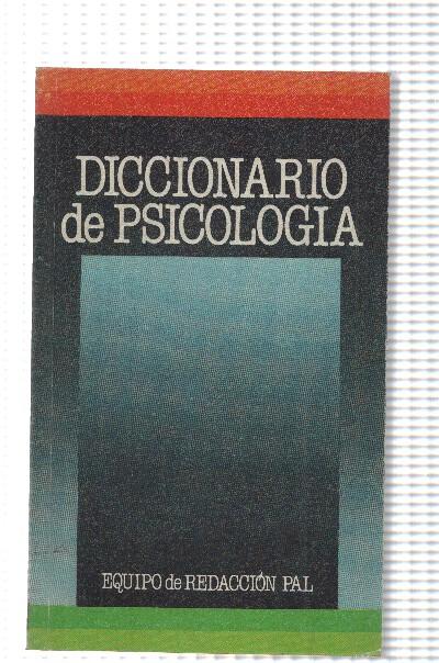 Coleccion bolsillo mensajero: Diccionario de Psicologia