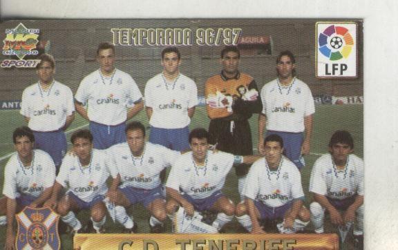 Cromos: Liga 1996/1997: Tenerife: Alineacion