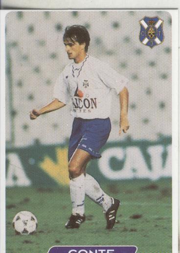 Cromos: Las fichas de la liga 95/96-Tenerife: Conte