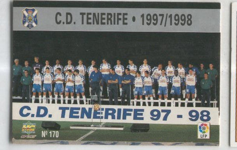 Cromo Liga 97/98: C.D.Tenerife numero 170: Plantilla
