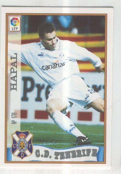 Cromo Liga 97/98: C.D.Tenerife numero 176: Hapal