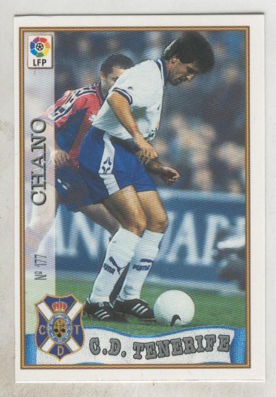 Cromo Liga 97/98: C.D.Tenerife numero 177: Chano