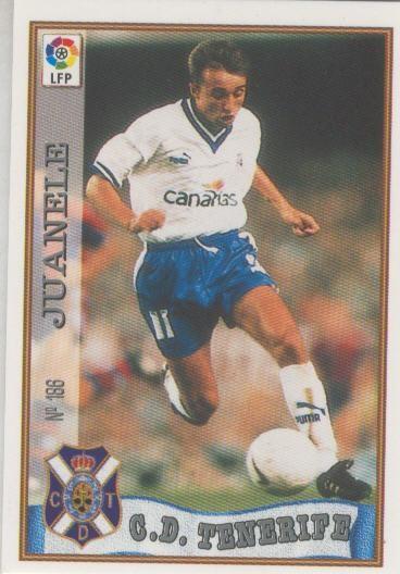 Cromo Liga 97/98: C.D.Tenerife numero 186: Juanele