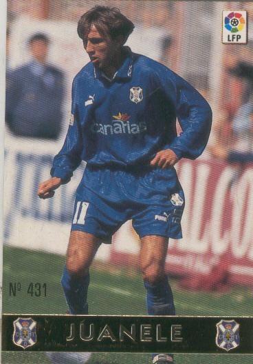 Cromo Liga 97/98: C.D.Tenerife numero 431: Juanele