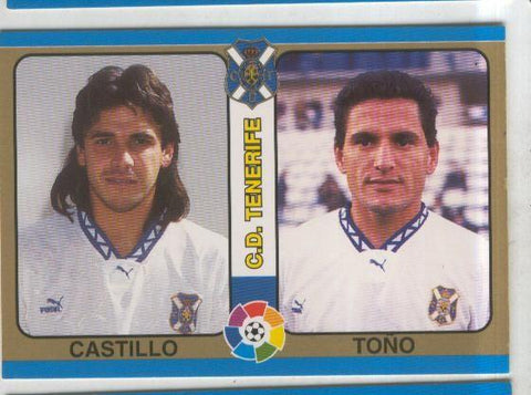 Cromos: Futbol Total Liga 95: C.D.Tenerife numero 085: Castillo y Toño