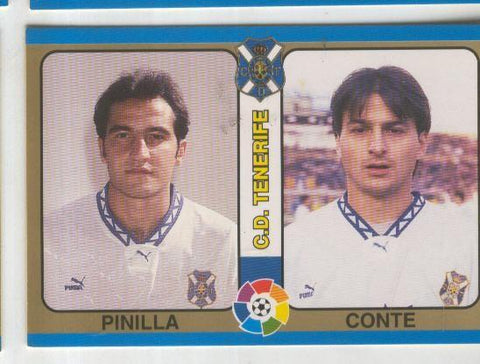 Cromos: Futbol Total Liga 95: C.D.Tenerife numero 088: Pinilla y Conte