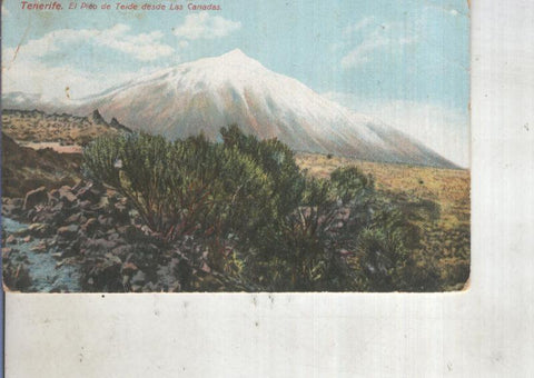 Postal 014055: El Pico del Teide desde Las Cañadas. Tenerife
