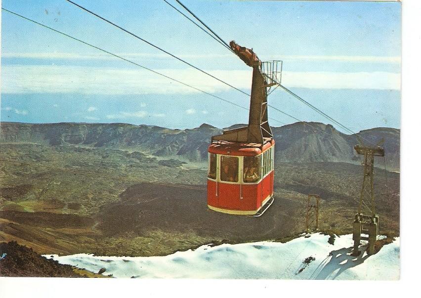 Postal 023892 : Teleferico del pico del Teide - Tenerife