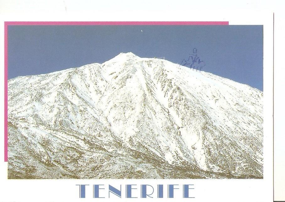Postal 035382 : El Teide. Gran Atraccion para los visitantes de Tenerife
