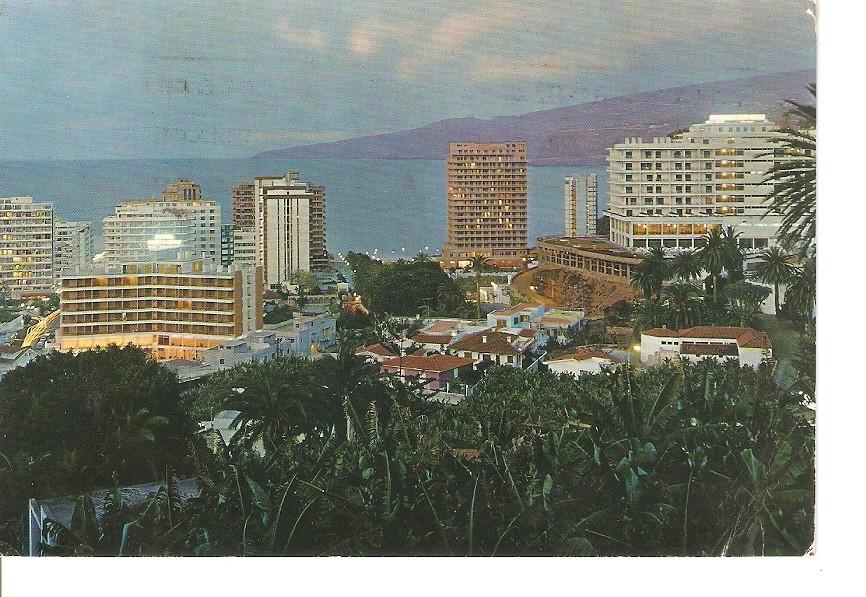 Postal 041172 : Puerto de la Cruz (Tenerife). Vista nocturna