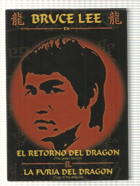 DVD pelicula: Bruce Lee en El Retorno del Dragon y La Furia del Dragon. Vella Vision