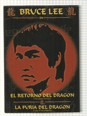 DVD pelicula: Bruce Lee en El Retorno del Dragon y La Furia del Dragon. Vella Vision