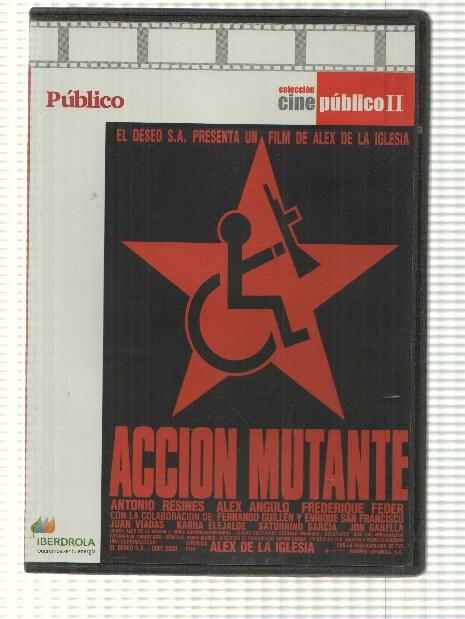 DVD pelicula: Accion Mutante, coleccion Cine publico II. Dirigida por Alex de la Iglesia