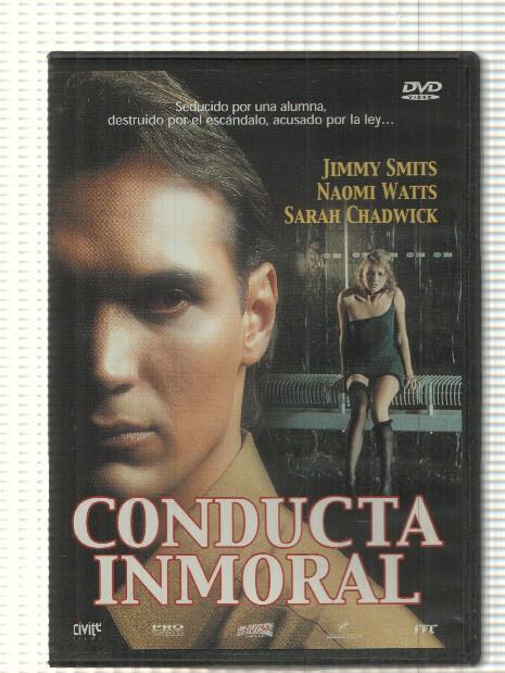 DVD pelicula: Conducta Inmoral. Dirigida por George Miller con Jimmy Smits, Naomi Watts, Sarah Chadwick