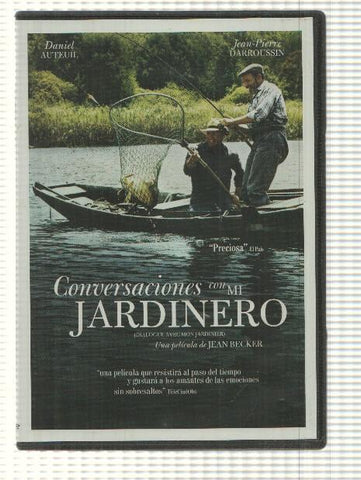 DVD pelicula: Conversaciones con mi jardinero. Dirigida por Jean Becker con Daniel Auteuil, Jean-Pierre Darroussin