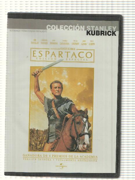 DVD, Coleccion Stanley Kubrick: num 12, Espartaco - Edicion Especial. Con Kirk Douglas, Lawrence Olivier, Jean Simmons
