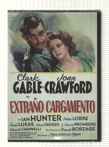 DVD pelicula: Extraño Cargamento. Dirigida por Frank Borzage con Clark Gable y Joan Crawford