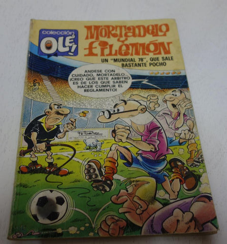 Coleccion Ole numero 149: Mortadelo y Filemon: Un mundia 78 (ejemplar aviejado)