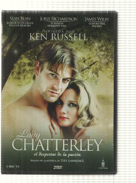 DVD pelicula: Lady Chatterley. Dirigida por Ken Russel con Sean Bean, Joely Richardson, James Wilby