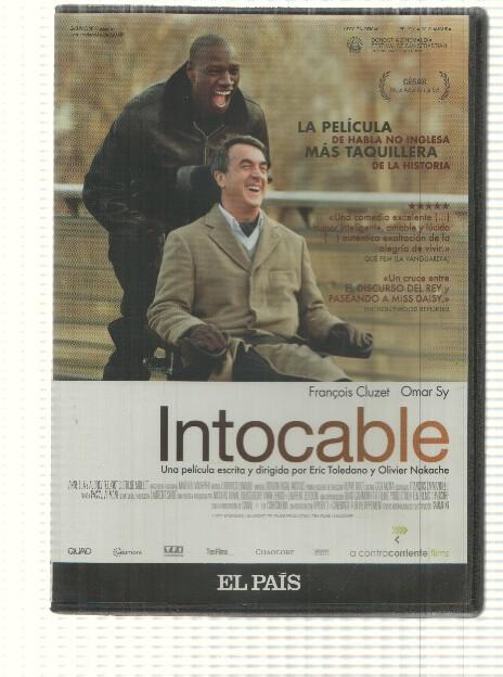 DVD pelicula (El Pais): Intocable. Dirigida por Eric Toleado y Olivier Nakache con François Cluzet, Omar Sy