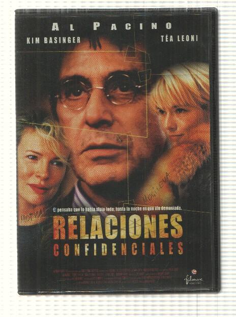 DVD pelicula: Relaciones Confidenciales. Al Pacino, kim Bassinger, Tea Leoni