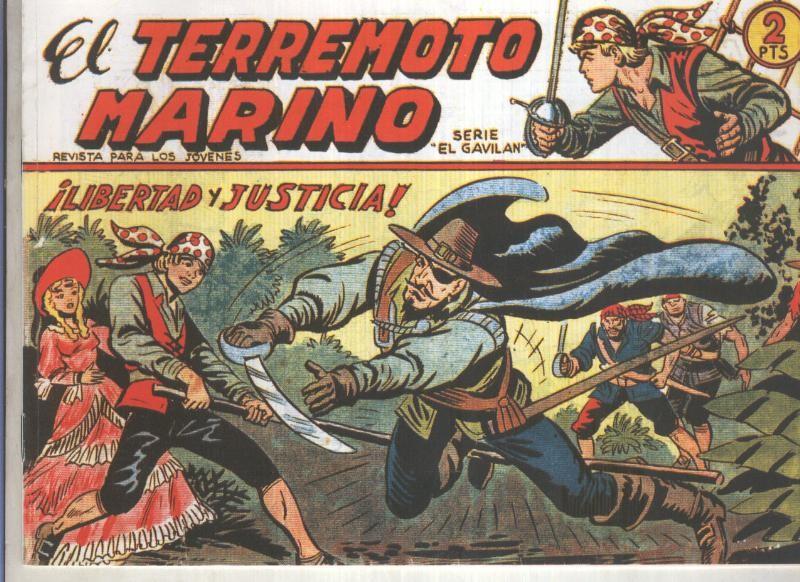 Facsimil: El Terremoto Marino numero 01: Libertad y Justicia
