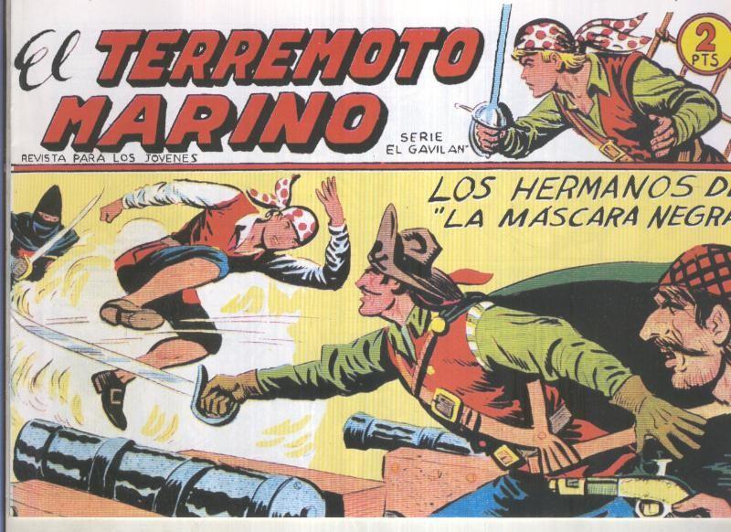 Facsimil: El Terremoto Marino numero 05: Los hermanos de la Mascara Negra