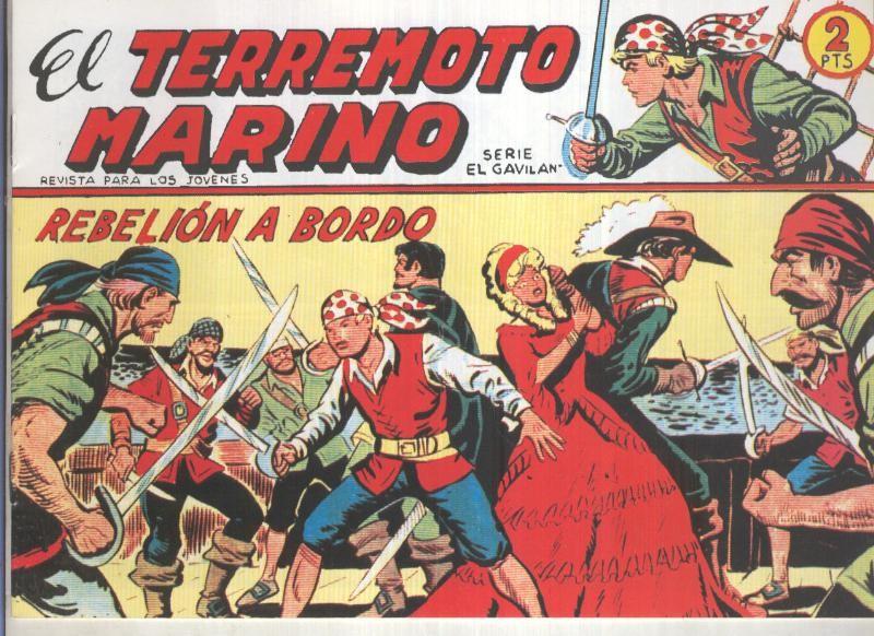 Facsimil: El Terremoto Marino numero 06: Rebelion a bordo