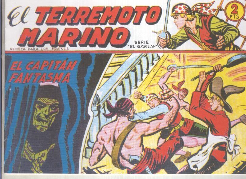 Facsimil: El Terremoto Marino numero 14: El capitan fantasma