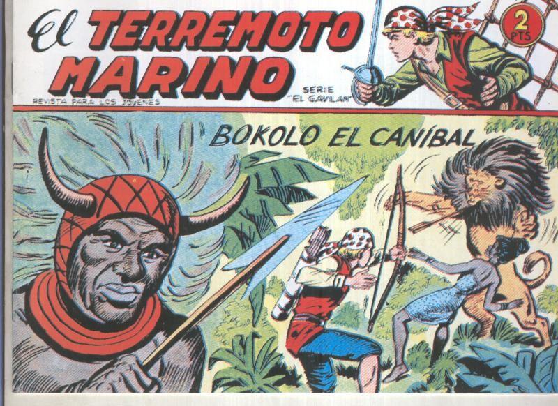 Facsimil: El Terremoto Marino numero 22: Bokolo el canibal