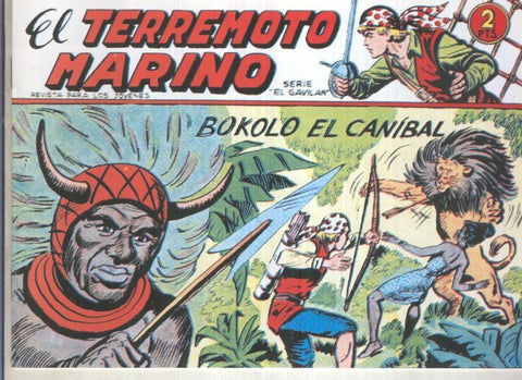 Facsimil: El Terremoto Marino numero 22: Bokolo el canibal