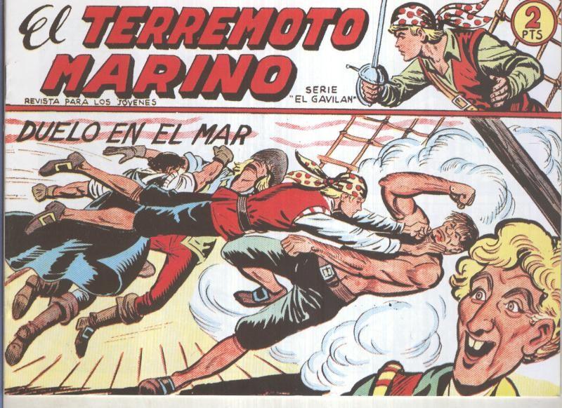 Facsimil: El Terremoto Marino numero 25: Duelo en el mar