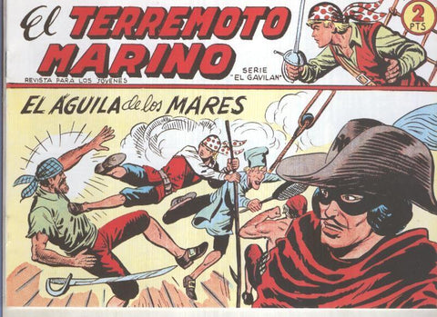 Facsimil: El Terremoto Marino numero 26: El aguila de los mares