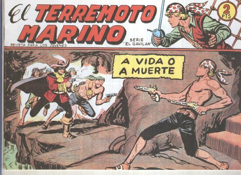 Facsimil: El Terremoto Marino numero 30: A vida o muerte