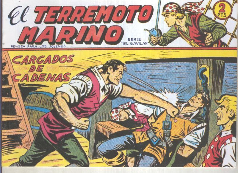 Facsimil: El Terremoto Marino numero 36: Cargados de cadenas