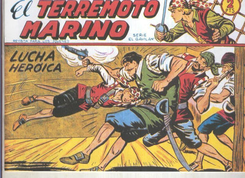 Facsimil: El Terremoto Marino numero 37: Lucha heroica