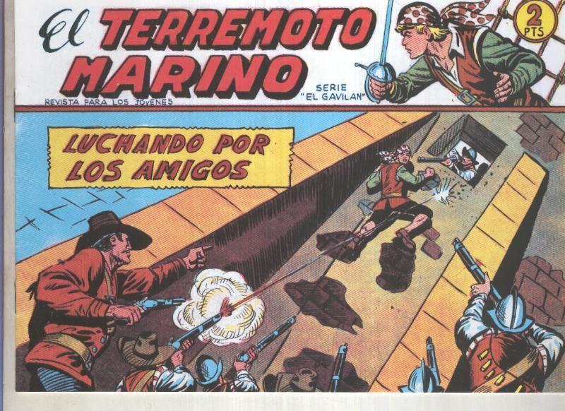 Facsimil: El Terremoto Marino numero 46: Luchando por los amigos