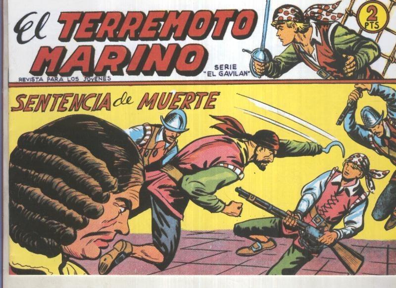 Facsimil: El Terremoto Marino numero 43: Sentencia de muerte