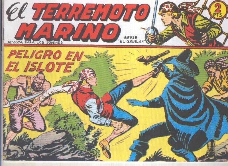 Facsimil: El Terremoto Marino numero 16: Peligro en el islote